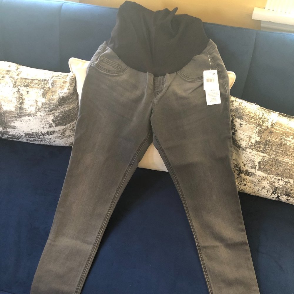INDIGO BLUE SECRET MATERNITY ANKLE JEGGINGS